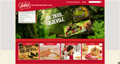 Desktop Screenshot of lotusbakeries.cz
