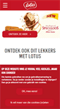 Mobile Screenshot of lotusbakeries.be